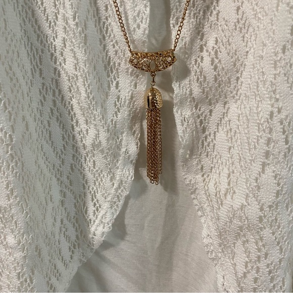 NWT by & by Cream Lace Tank Top - Picture 2 of 9